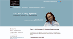 Desktop Screenshot of hightowertexaslaw.com