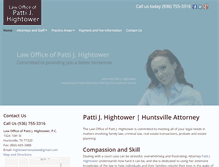 Tablet Screenshot of hightowertexaslaw.com